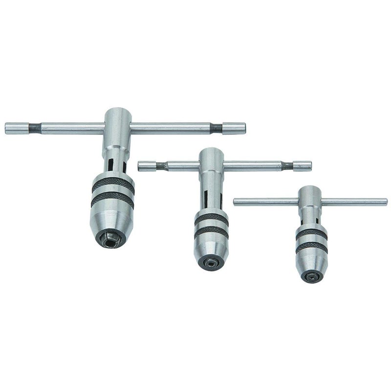 PRAZTECHÂ® ATW-0053 Adjustable T-Handle Tap Wrench Set â€“ 3 Piece M1-M4 / M4-M8 / M6-M12 - Image 2